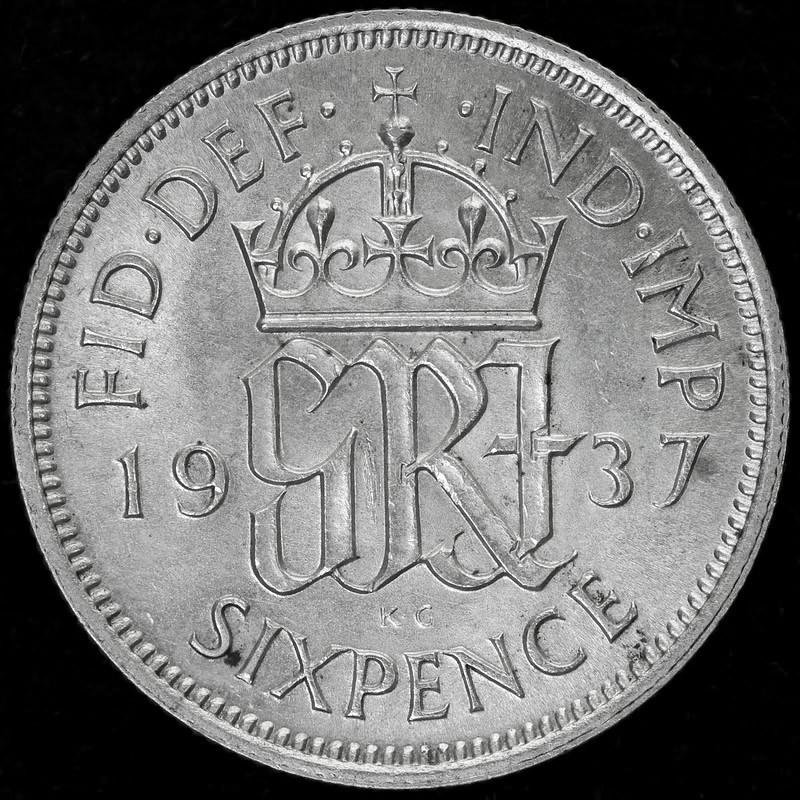1937 英国 ジョージ6世 3ペンス 銀貨 NGC PF65 【公式通販】