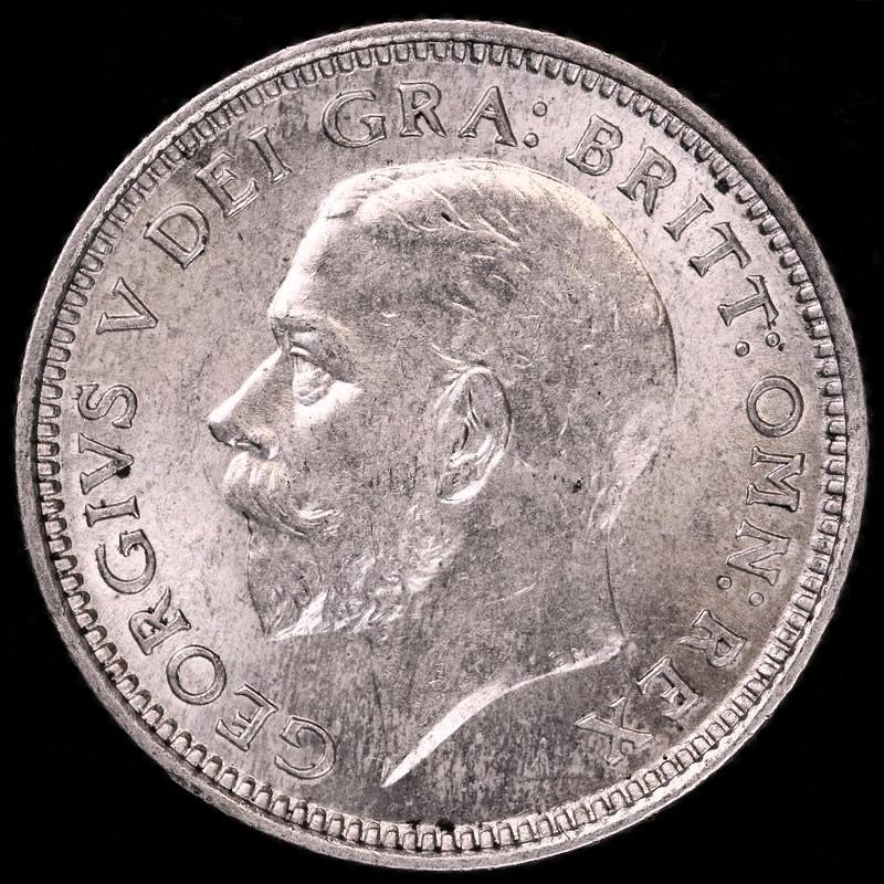 イギリス ジョージ5世 1926年 6ペンス銀貨 : エルズコレクション イギリス ジョージ5世 1926年 6ペンス銀貨 : エルズコレクション