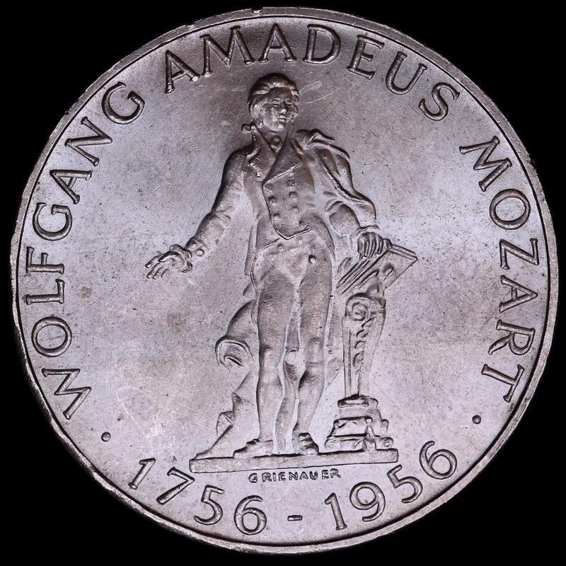オーストリア 1956年 25シリング モーツァルト生誕200年 : エルズ