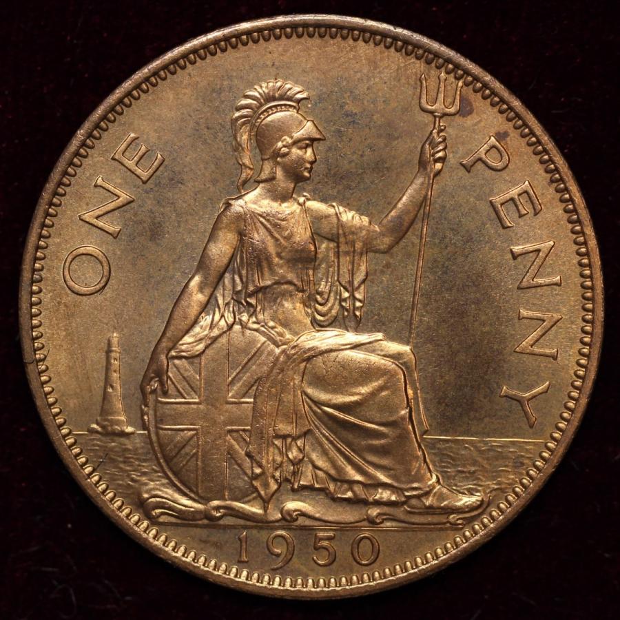 イギリス ジョージ6世 1950年 プルーフ9枚セット ケース有 : エルズ