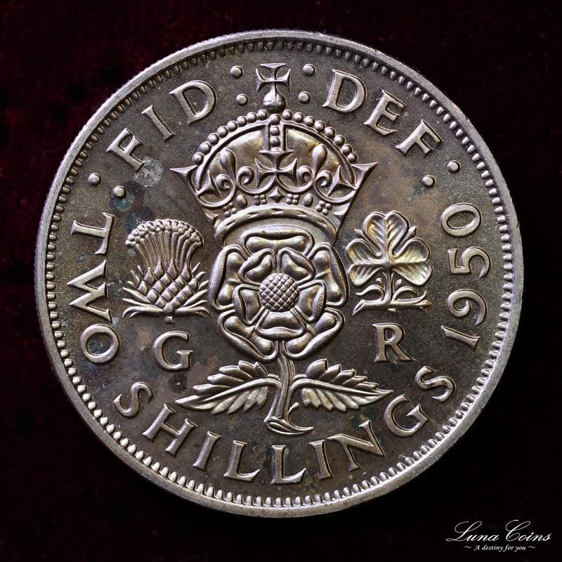 イギリス ジョージ6世 1950年 プルーフ9枚セット ケース有 : エルズ