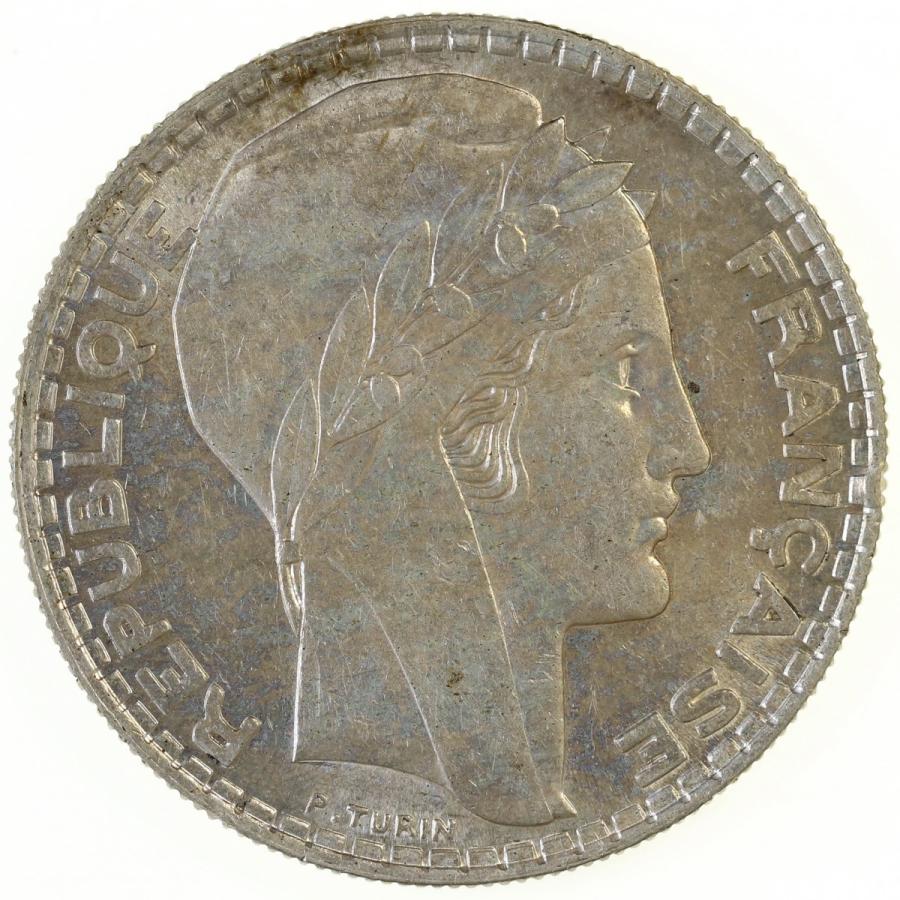 フランス 1938年 20フラン 大型銀貨 : エルズコレクション - 通販