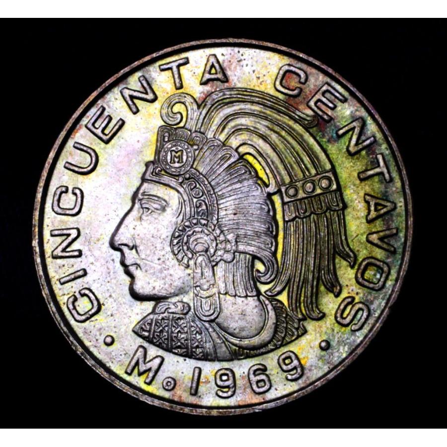 メキシコ 50センタボス 硬貨 コイン 1969年銘 妖艶グリーントーン :53:エルズコレクション - 通販 - Yahoo!ショッピング