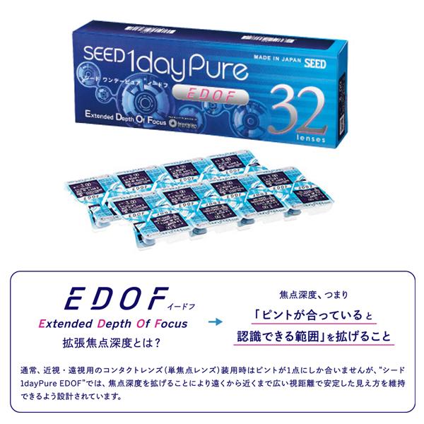 シード 1dayPure EDOF |コンタクトレンズ | コンタクトレンズの