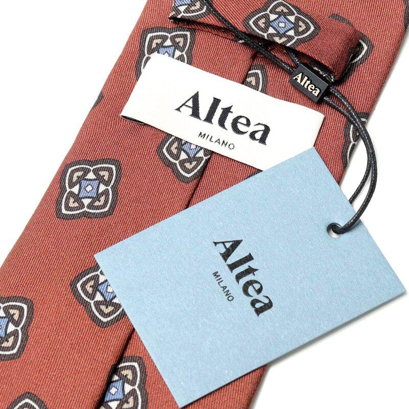 Altea（アルテア） 小紋柄プリントシルクネクタイ(2529040
