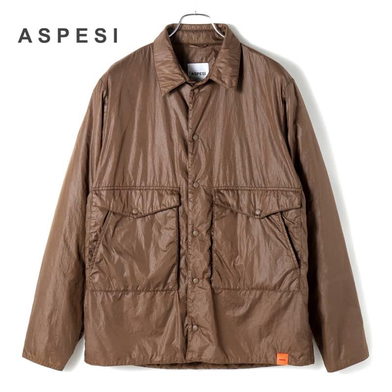ASPESI / アスペジ ガーメントダイナイロン中綿入りシャツ ASPESI / アスペジ ガーメントダイナイロン中綿入りシャツ