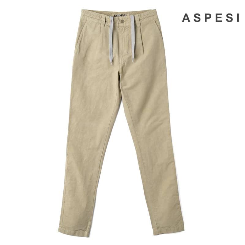ASPESI / アスペジ製品染めコットンリネングログランドローコード付き1 
