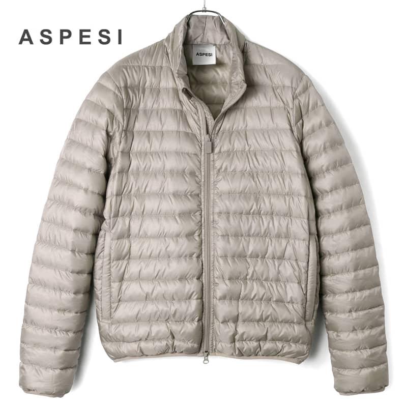 ASPESI / アスペジ 軽量マイクロリップストップナイロンライトダウン 