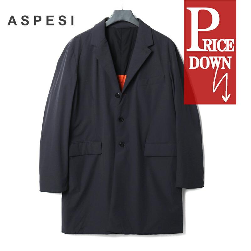 ASPESI（アスペジ） 中綿入り撥水テクノナイロンストレッチチェスター