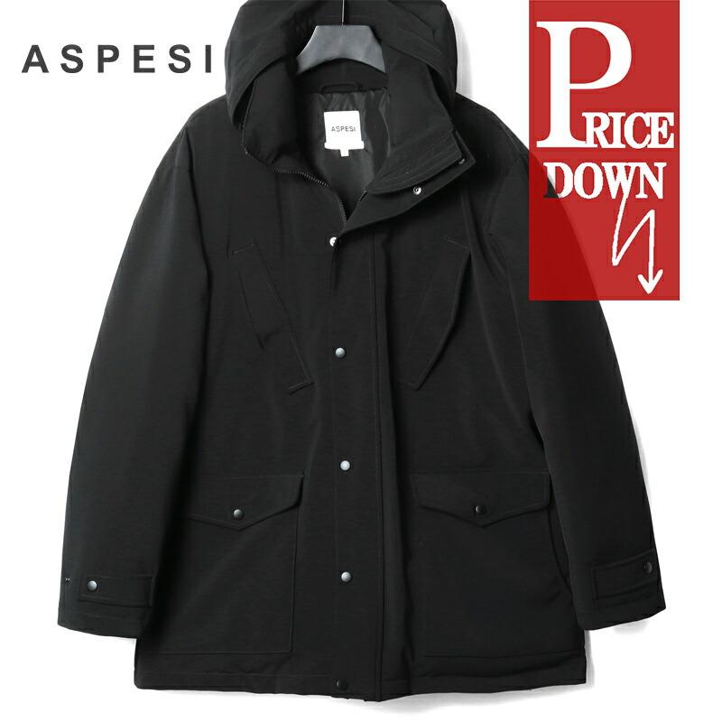 ASPESI（アスペジ） 撥水テクノポリエステルストレッチN-3B型ダウン
