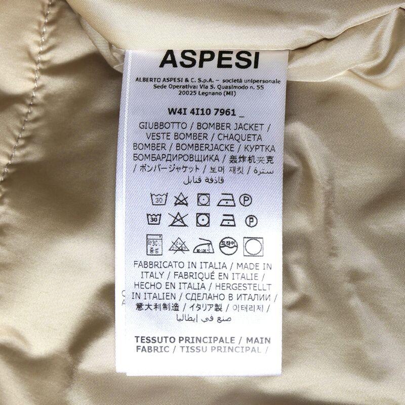 ASPESI / アスペジ 中綿入り撥水ナイロンデタッチャブルフーデッドステンカラーコート(4I10/7961) （シャンパンベージュ）の画像
