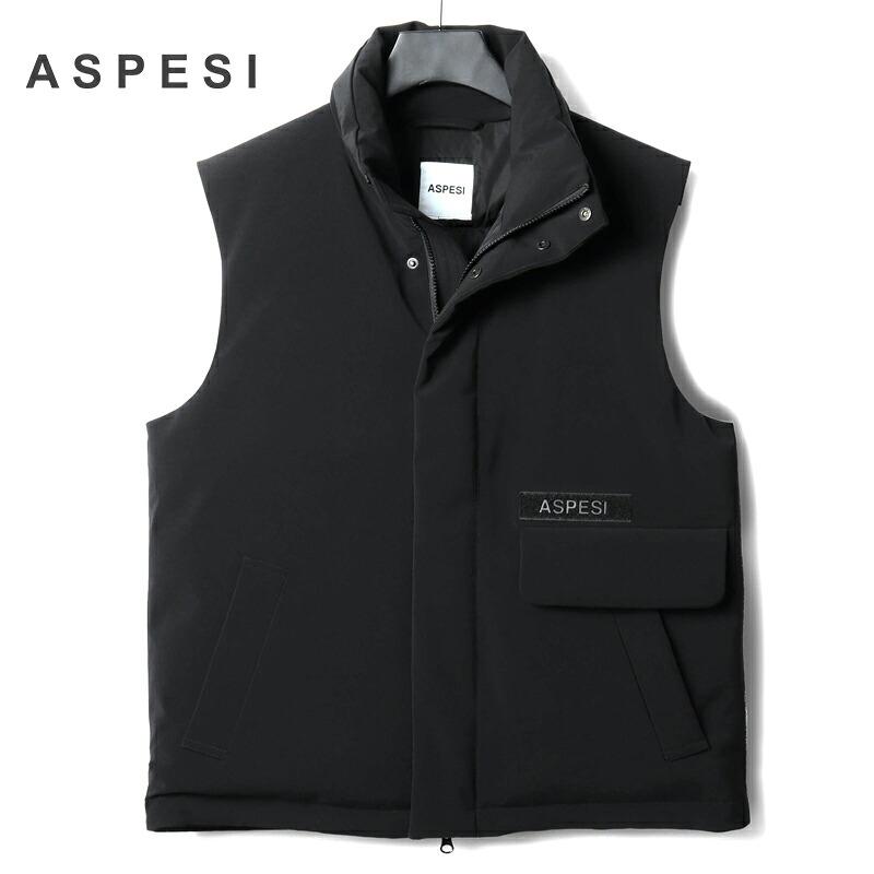 ASPESI（アスペジ） 撥水テクノポリエステルストレッチ比翼仕立て 