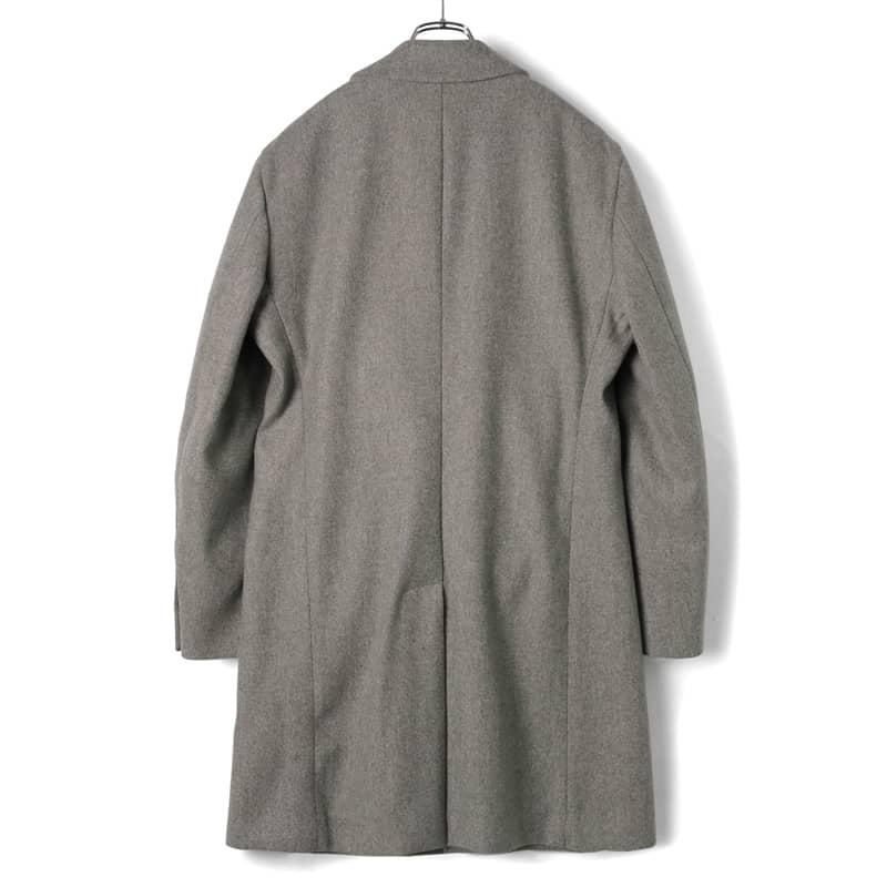 BOGLIOLI / ボリオリ ダブルフェイスウールメルトン3Bチェスターコート  