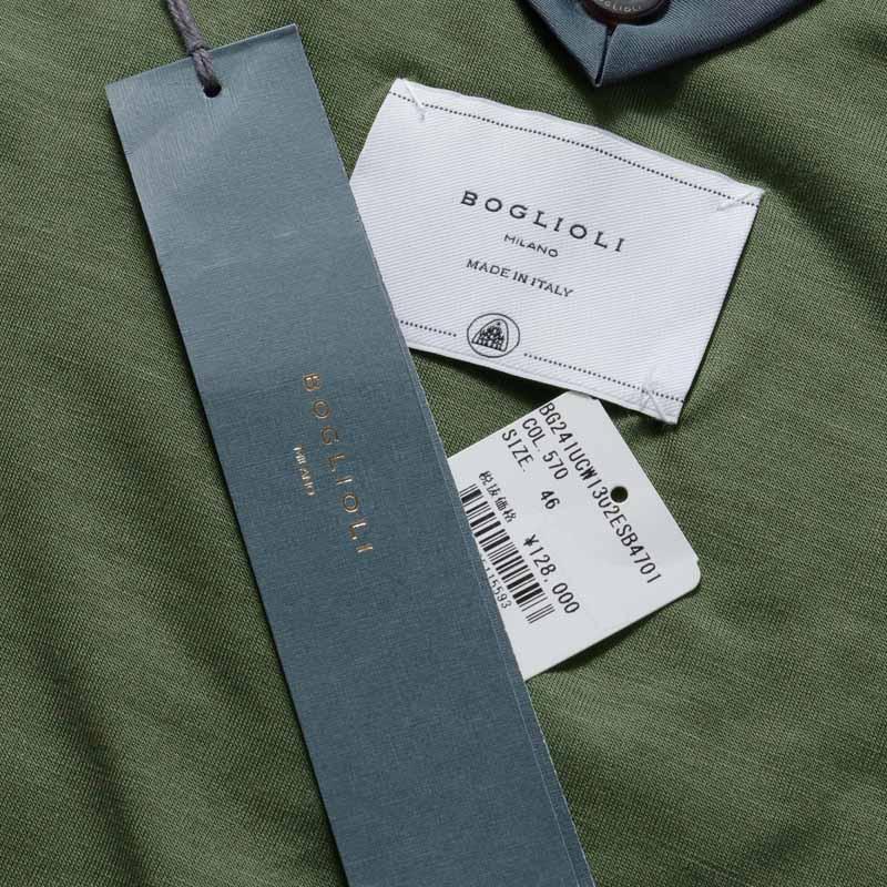 BOGLIOLI / ボリオリ ウールシルケットジャージー2Bジャケット