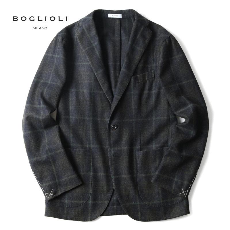 BOGLIOLI（ボリオリ） ガーメントダイウールライトフランネルチェック
