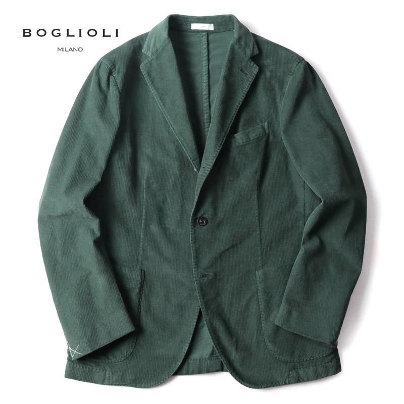 BOGLIOLI（ボリオリ） ガーメントダイコットンストレッチ細畝 