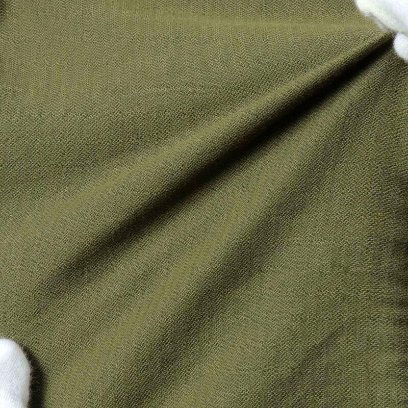 BOGLIOLI / ボリオリ ガーメントダイリネンコットンストレッチヘリンボーン3Bジャケット(COAT) （オリーブグリーン）の画像