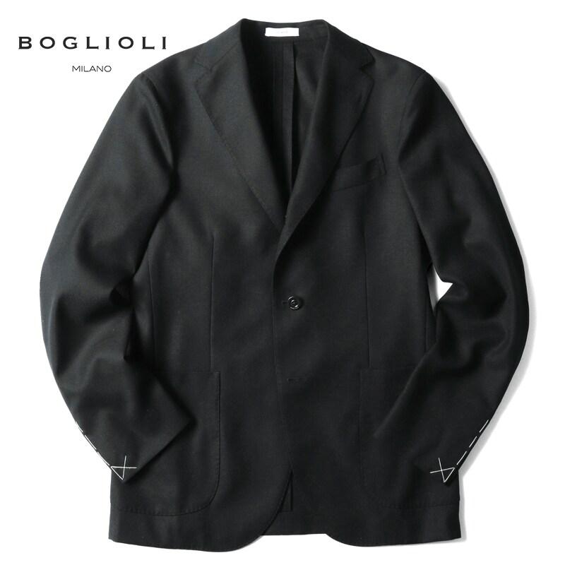 BOGLIOLI（ボリオリ） ウールホップサック3Bジャケット(DOVER 