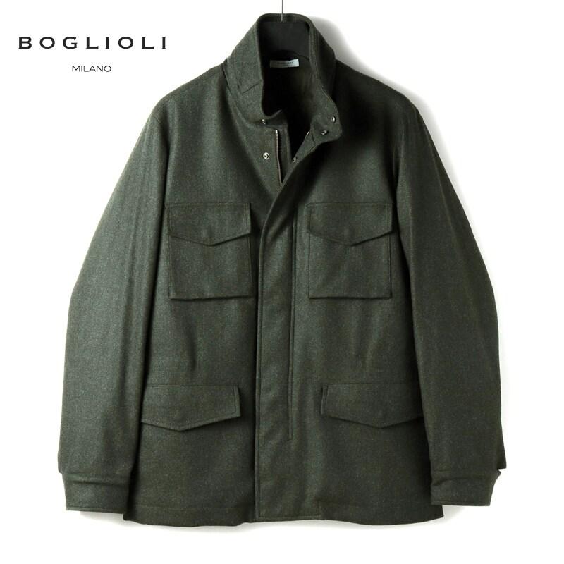 BOGLIOLI（ボリオリ） ウールナイロンアクリルカシミヤフランネル中綿