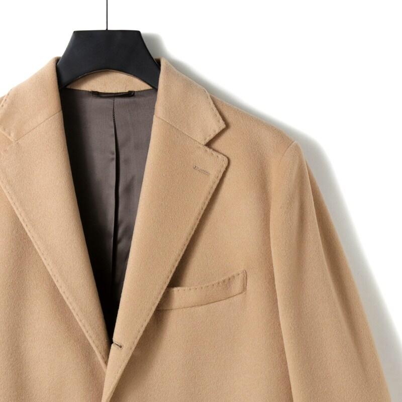 BARBA（バルバ） ウールカシミヤライトメルトン3Bチェスターコート