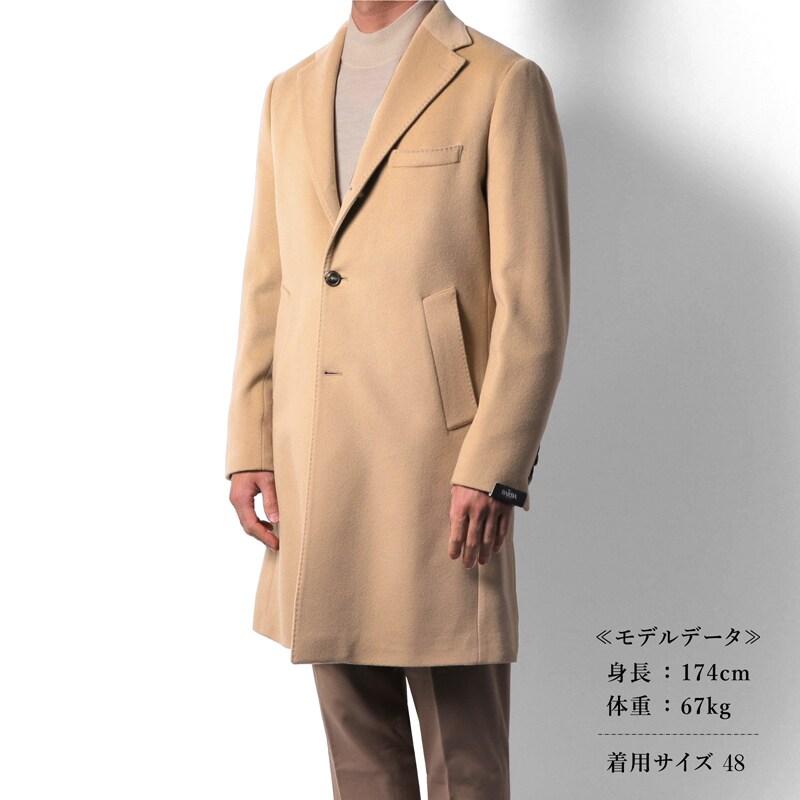 BARBA（バルバ） ウールカシミヤライトメルトン3Bチェスターコート