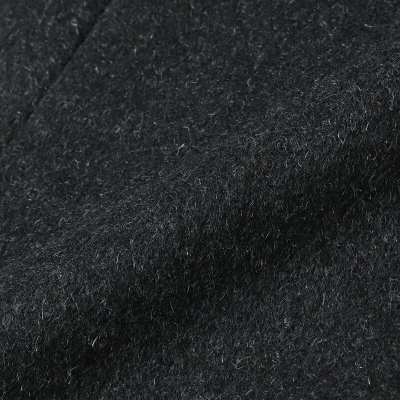 BARBA / バルバ カシミヤメルトンビーバー3Bチェスターコート(BEAR/38039) （チャコールグレー）の画像