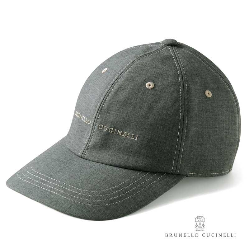 BRUNELLO CUCINELLI（ブルネロクチネリ） ウールロゴ刺繍入りベース