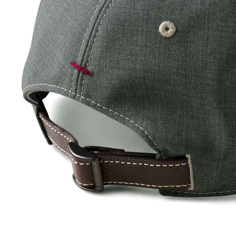 BRUNELLO CUCINELLI ウールフランネル ベースボールキャップ BRUNELLO CUCINELLI（ブルネロクチネリ） ウールロゴ刺繍入りベース