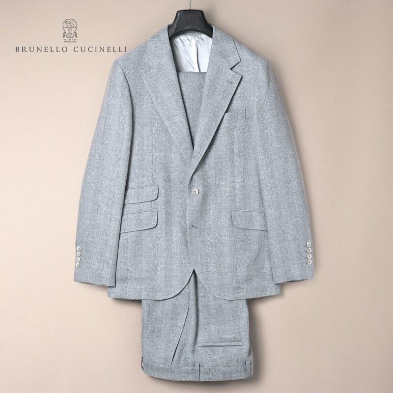 BRUNELLO CUCINELLI - 未使用品　ブルネロクチネリ　最高級タンクトップ Vネック BRUNELLO CUCINELLI（ブルネロクチネリ） リネンシルクウールコットン