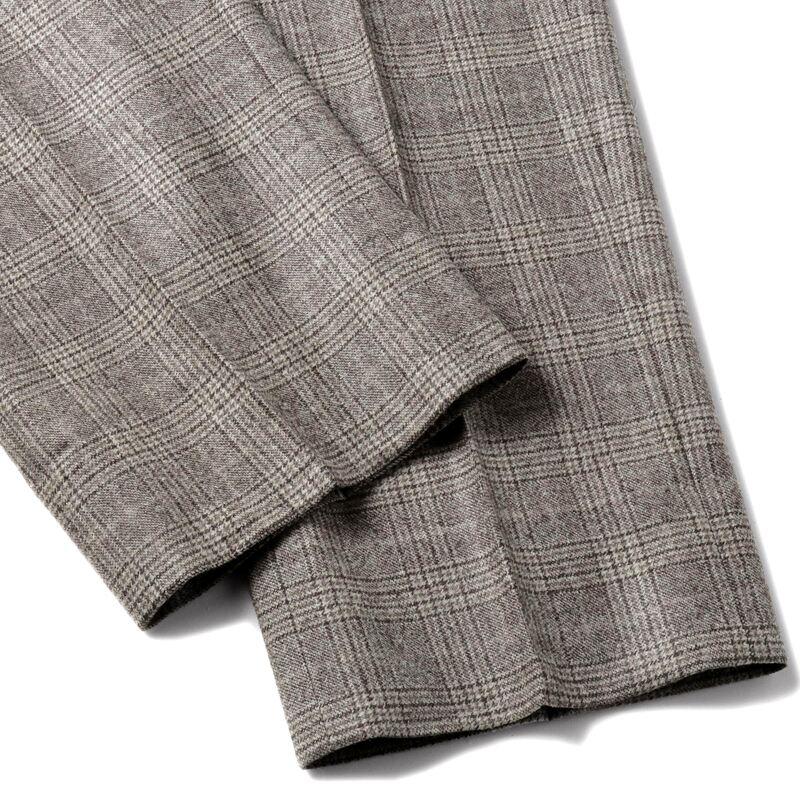 BRIGLIA 1949 / ブリリア Loro Piana JERSELY チェック柄ウール 
