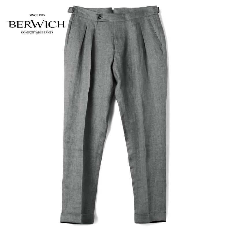 BERWICH（ベルウィッチ） リネンヘリンボーンサイドアジャスター付き2