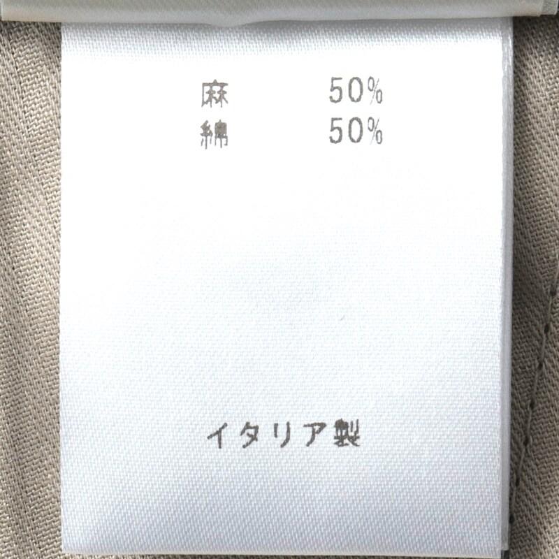 BERWICH / ベルウィッチ リネンコットンサイドアジャスター付き2プリーツパンツ(SCOTCH/ZG1802) （スモークブルー）の画像