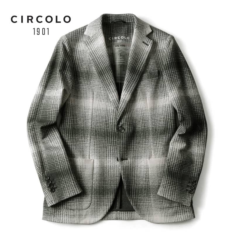 CIRCOLO 1901（チルコロ 1901） コットンストレッチカシミヤ