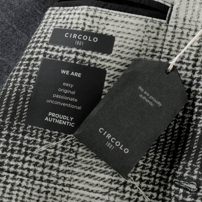 CIRCOLO 1901（チルコロ 1901） コットンストレッチカシミヤタッチ