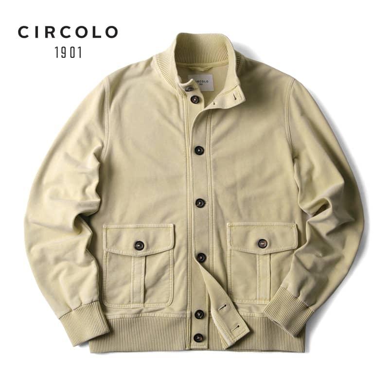 チルコロ1901 ブルゾン　カーディガン　ベージュ　S チルコロ1901 ブルゾン カーディガン ベージュ S チルコロ1901
