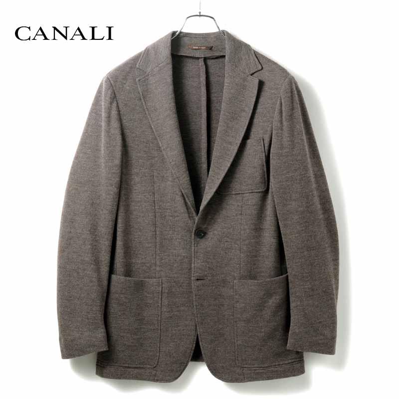 CANALI カナーリ テーラードジャケット 46 ヘリンボーン イタリア製 CANALI カナーリ テーラードジャケット 46 ヘリンボーン イタリア製