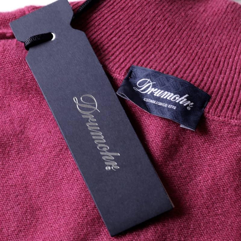 DRUMOHR Drumohr / ドルモア カシミヤハイゲージハーフジップ DRUMOHR Drumohr / ドルモア カシミヤハイゲージハーフジップ