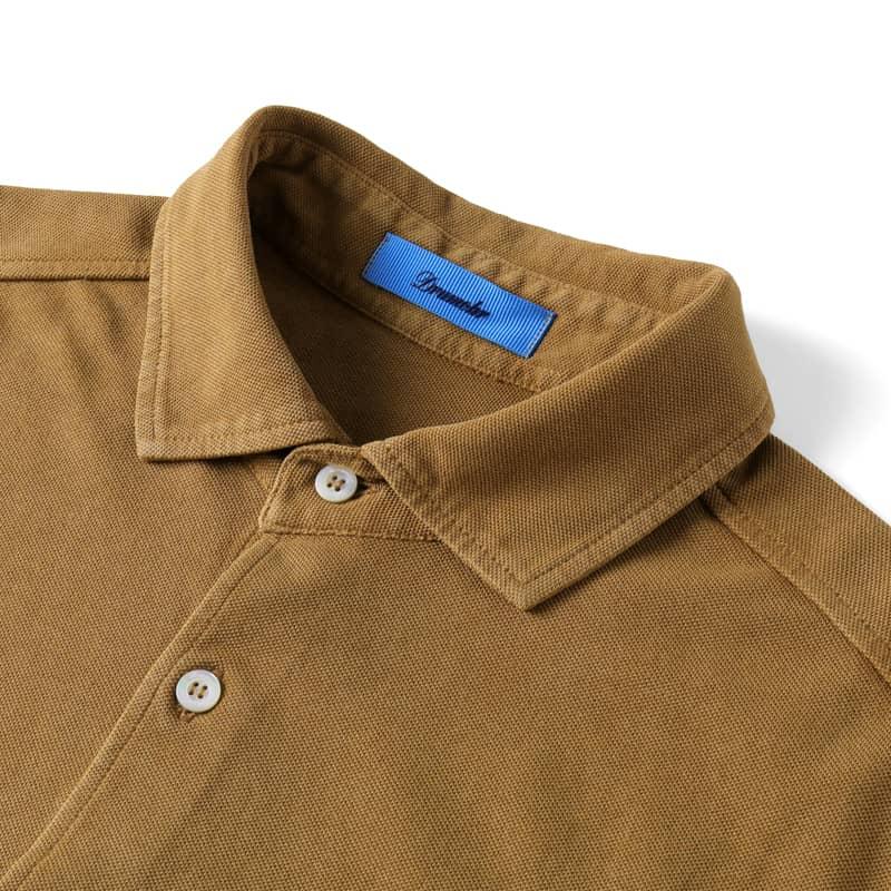 DRUMOHR Drumohr / ドルモアガーメントダイコットン鹿の子セミワイド  