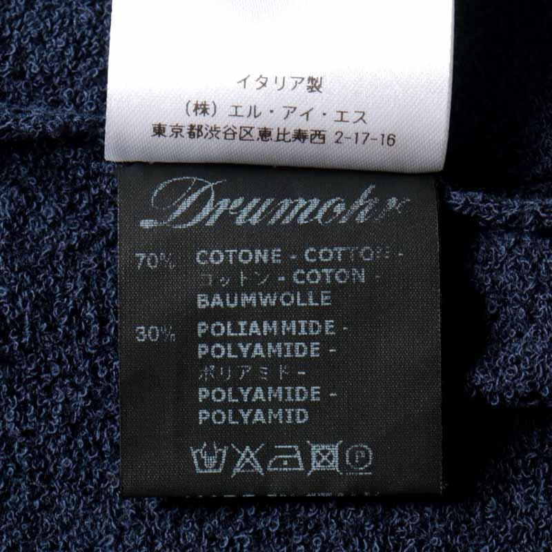 DRUMOHR（ドルモア） コットンナイロンパイル半袖クルーネックニット 
