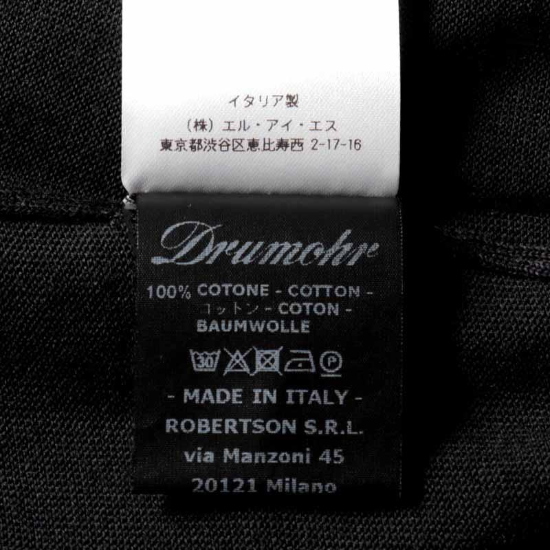 DRUMOHR（ドルモア） コットンハイゲージ半袖モックネックニット