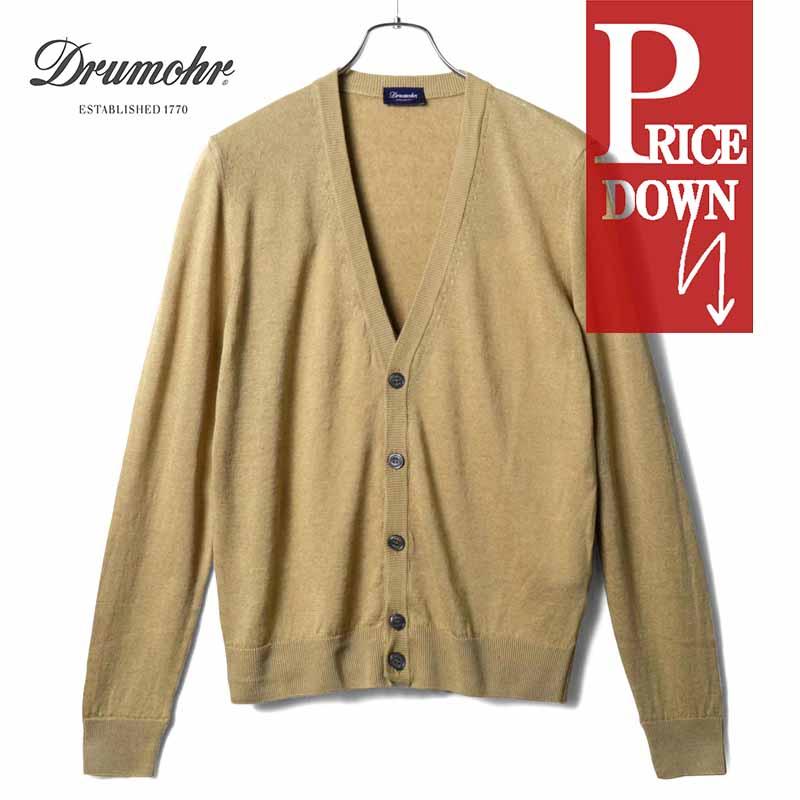 DRUMOHR（ドルモア） リネンコットンハイゲージVネックニット