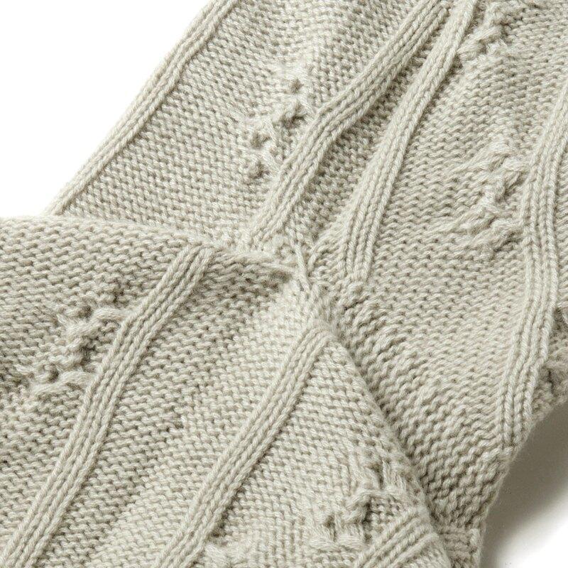 DRUMOHR（ドルモア） ケーブル編みカシミヤミドルゲージシームレス