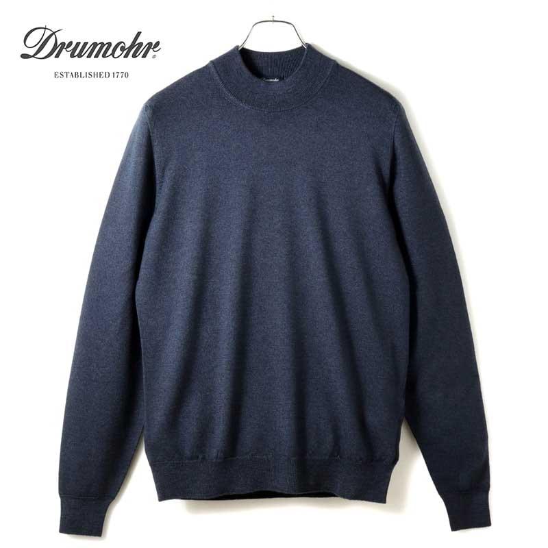 DRUMOHR（ドルモア） ガーメントダイウールハイゲージモックネック 