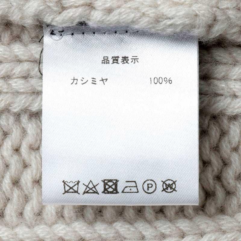 DRUMOHR（ドルモア） カシミヤローゲージケーブル編みクルーネック 