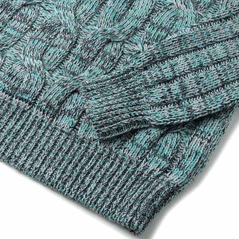 DRUMOHR（ドルモア） カシミヤメランジローゲージケーブル編み