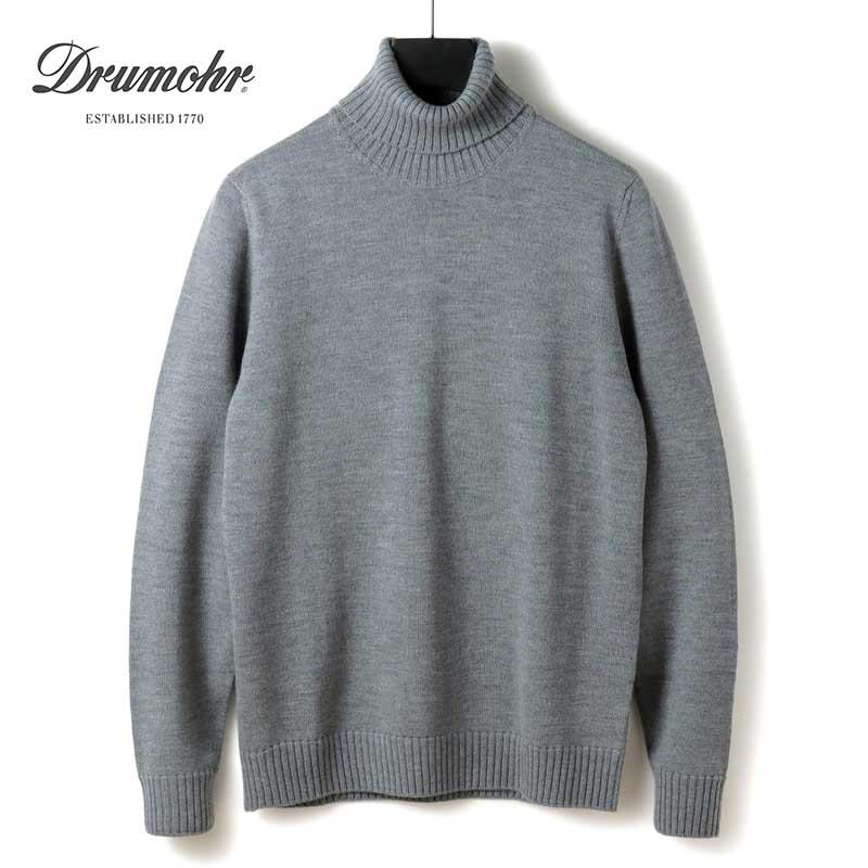 DRUMOHR（ドルモア） 8Gウールミドルゲージシームレスタートルネック 