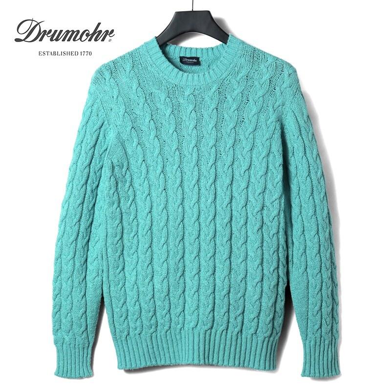 DRUMOHR（ドルモア） Loro Pianaケーブル編みコットンローゲージ