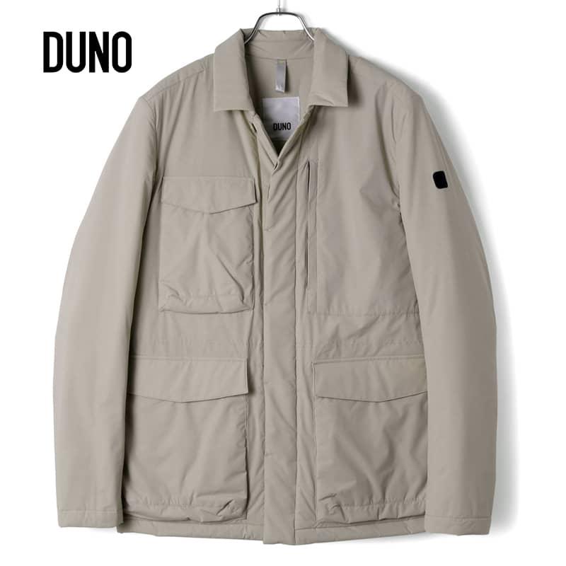 DUNO / デュノ 中綿入り撥水ナイロンストレッチフィールドジャケット  