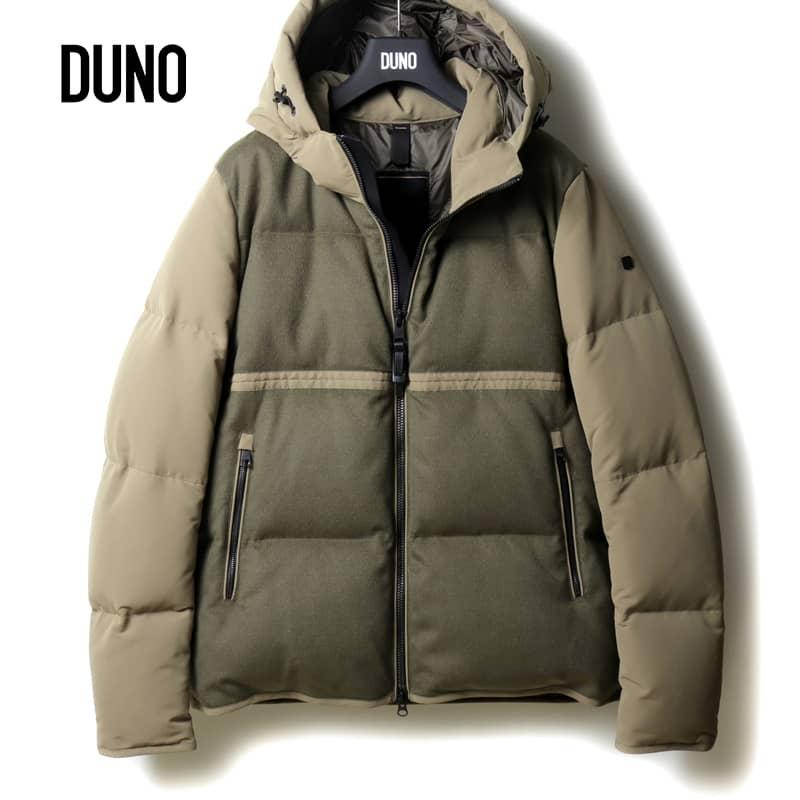 DUNO / デュノ ウールギャバジン×ポリエステル異素材コンビネーション 