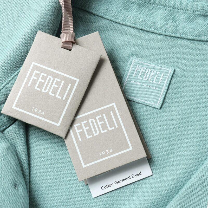 【新品・未使用】FEDELI（フェデーリ）鹿の子ポロ FEDELI（フェデリ） FEDELI / フェデーリ ガーメントダイコットン